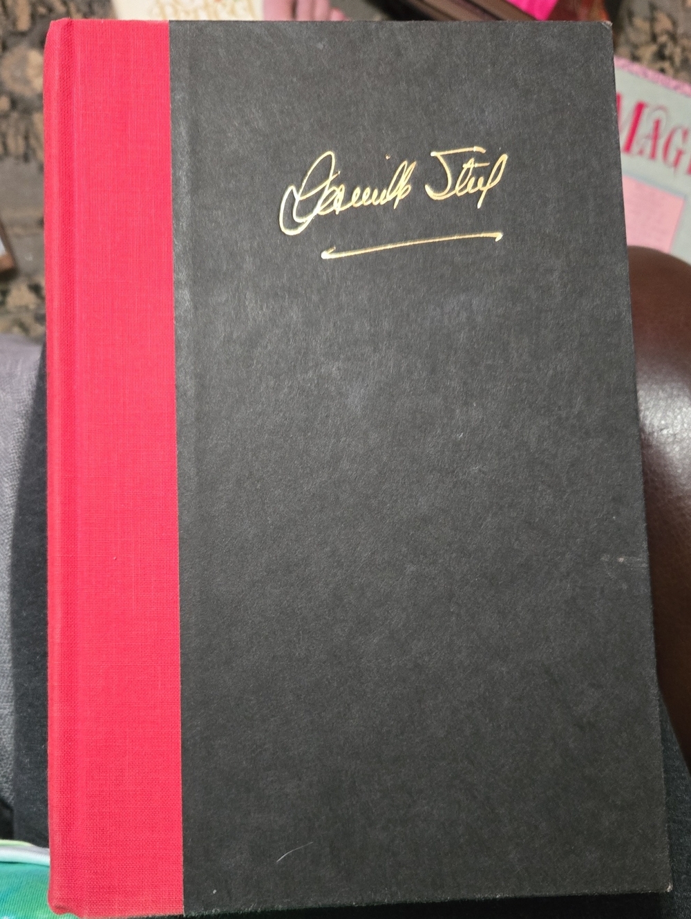 Black and Red Hardcover Danielle Steele: "Accident"